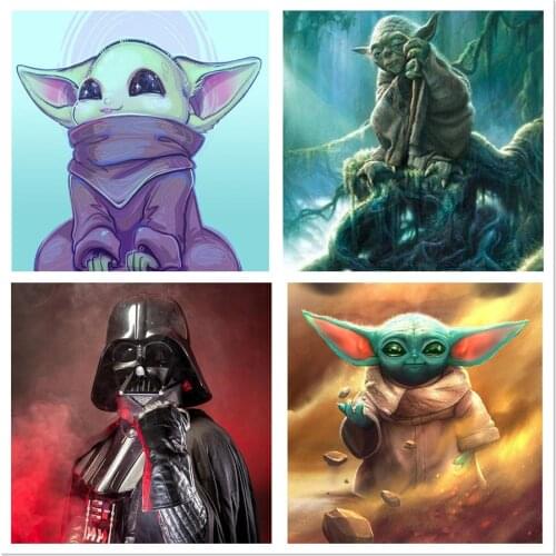5D DIY Diamond Painting Disney Star Wars Mosaic Embroidery Cross Stitch Kits Home Decor Child Gift Full Drill