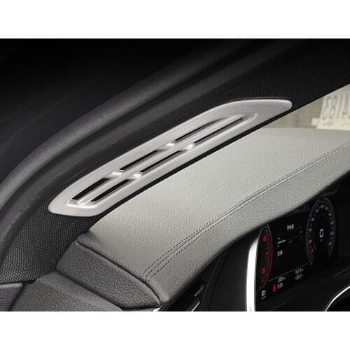 Accessories Fit For Audi A6 C8 2019 ABS Pillar A Inner Front Door Air Conditioning AC Vent Outlet Molding Cover Kit Trim