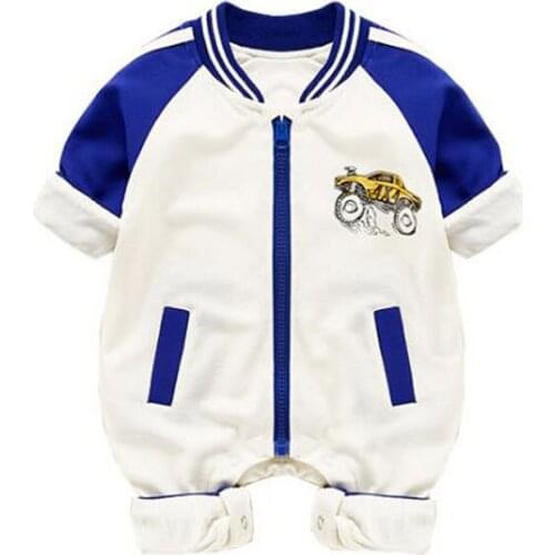 Boys cartoon jumpsuit cotton