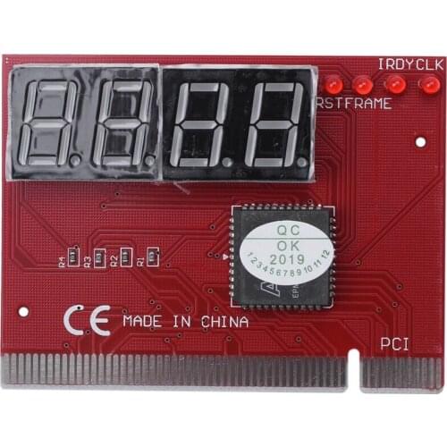 Computer Analysis Pci Post Card Motherboard Led 4-Digit Diagnostic Test Pc Analyzer Network Repair Tool Kit