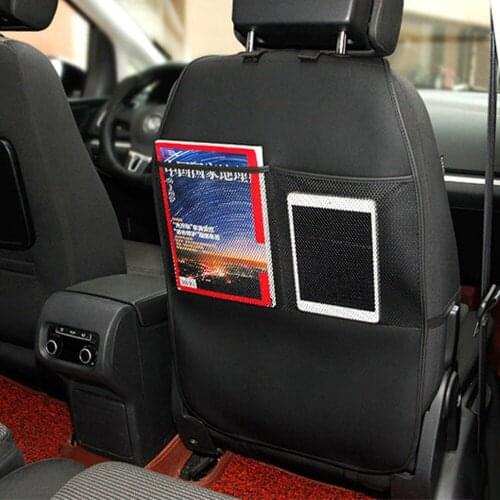 MOQIU New PU leather Protective Anti Kicking Padded child car seat back Scuff dirt protection Interior Accessories RK659