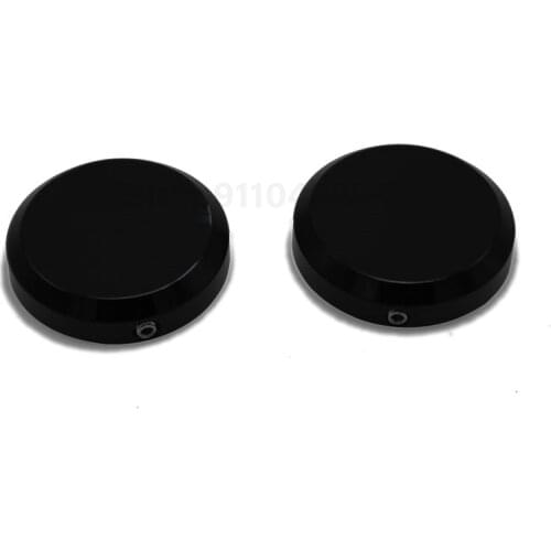 2pcs Motorcycle Front Screw Axle Nut Cover Cap Bolt Aluminum Black For Victory High-Ball Gunner Judge Boardwalk