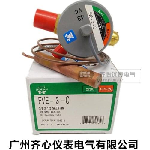 Original authentic air conditioning thermal expansion valve FVE-3-C 22 (V) 407C (N)