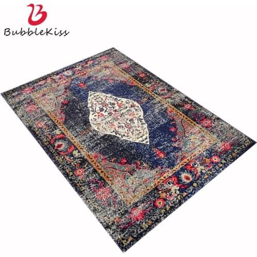 Bubble Kiss Soft Large Creative Rugs For Bedroom Ethnic Style American Country Retro Light Luxury Non-slip Carpet Home Decor