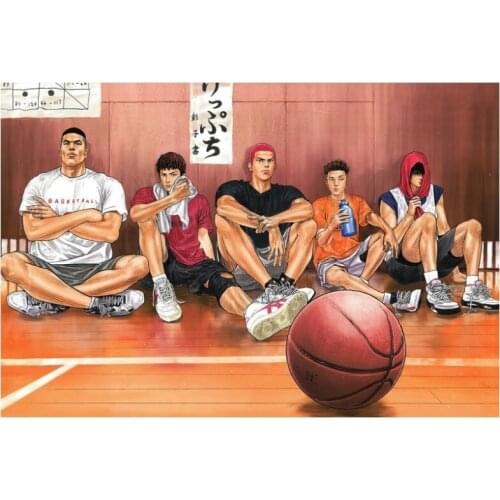 SLAM DUNK Custom puzzle Haruko Akagi Anime peripheral Sakuragi Hanamichi Kaede Rukawa jigsaw puzzle 1000 pieces adult wood toys