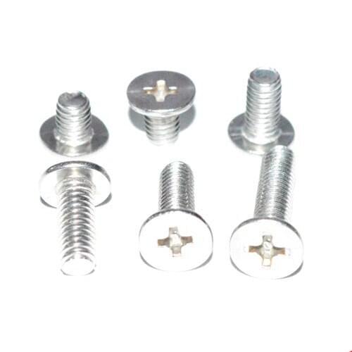 50pcs M2 Phillips thin head screws cross CM big flat header screw mechanical bolts stainless steel bolt 2.5mm-12mm length