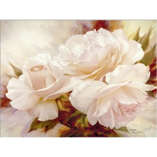 Needlework for embroidery DIY French DMC High Quality - Counted Cross Stitch Kits 14 ct Oil painting - True Romance