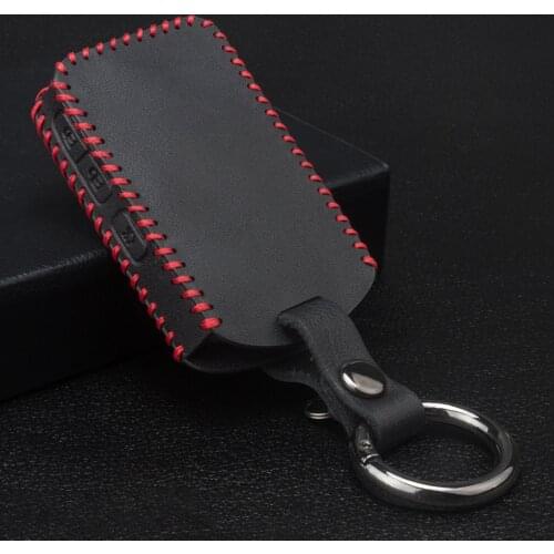High quality Leather Car Remote Key Case Cover Shell For Mazda 3 Alexa CX-30 CX30 CX5 CX 5 CX-5 CX8 CX9 2019 2020 Accessories