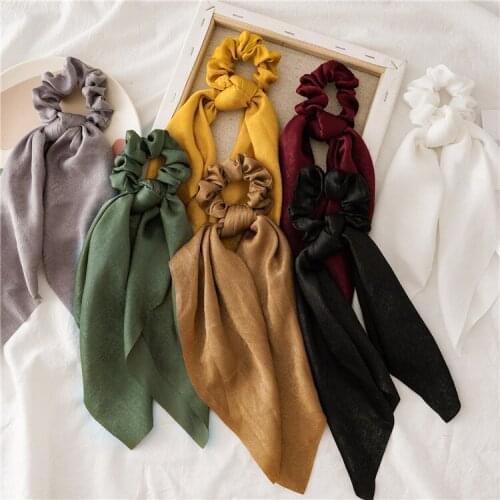 Ties Elastic Hairbands Women Hair Accessories Bow Hair Scrunchies Hair Ropes