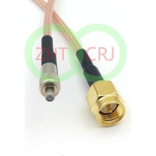100PCS Straight TS9 Female To SMA Male Plug RG316 Coaxial Pigtail Cable wholesale