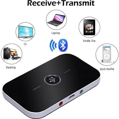 2 IN 1 Bluetooth 5.0 Audio Transmitter Receiver RCA 3.5mm AUX Jack USB Dongle Music Wireless Adapter For TV PC Car Headphones