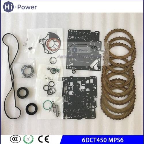 MPS6 6DCT450 Auto Transmission Deluxe Rebuild Kit Clutch Friction Plate for Ford Mondeo & Focus 6-Speed DSG MPS6