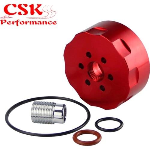 Fuel Filter Adapter Fits For 6.6l 01-16 Lb7 LLY LBZ LMM LML G M C Chevy Black/Blue/Red