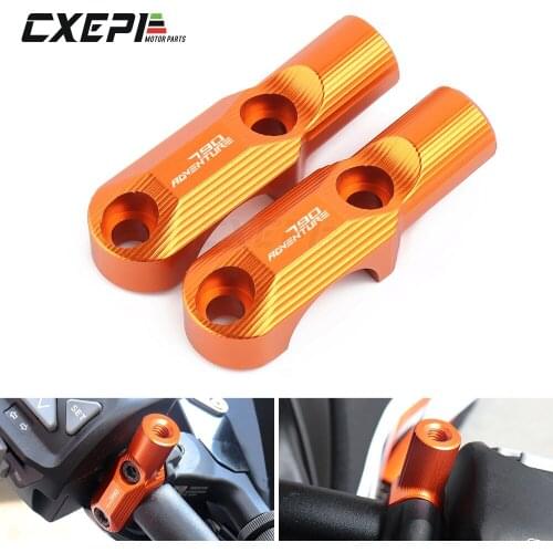 1Pair Motorcycle Handlebar Master Cylinder mirror adapter FOR KTM 790 Adventure R S 2019 2020 790 790 Adventure 2019 2020