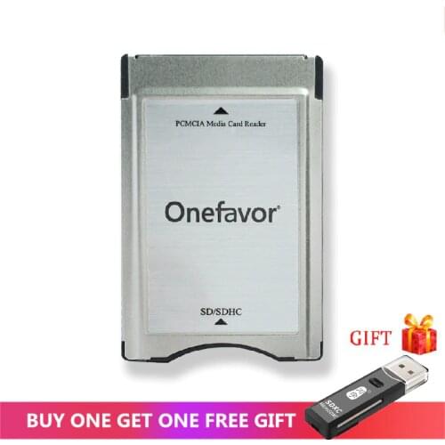 Promotion!!! onefavor PCMCIA card adapter SD card reader for Mercedes Benz MP3 memory