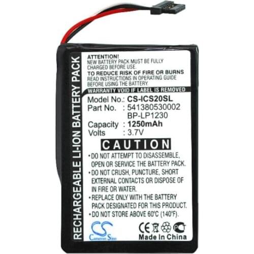Cameron Sino 1250mAh battery for NAVMAN S20 541380530002 BP-LP1230/11-A0001 U GPS, Navigator Battery