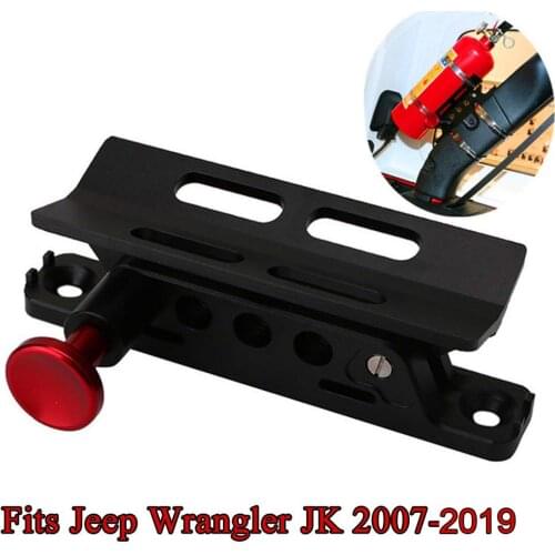 Fire Extinguisher Mount Bottle Holder Aluminum For Jk Jku Jl Utv Roll Bar Fits for Jeep Wrangler