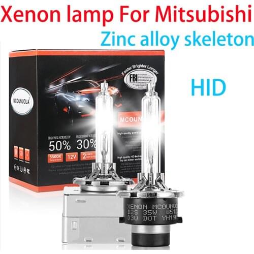 2PCS D1S D2R D2S D3S D4S D4R 4300K 5500K Car Headlights HID Bulb Lamp Xenon For Mitsubishi Pajero Outlander ASX Lancer Evolution