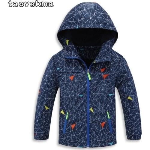 2018 Children Hiking Jackets Polar Fleece Autumn Children Outerwear Coat Sporty Kids Clothes Waterproof Windbreaker Boys Tops
