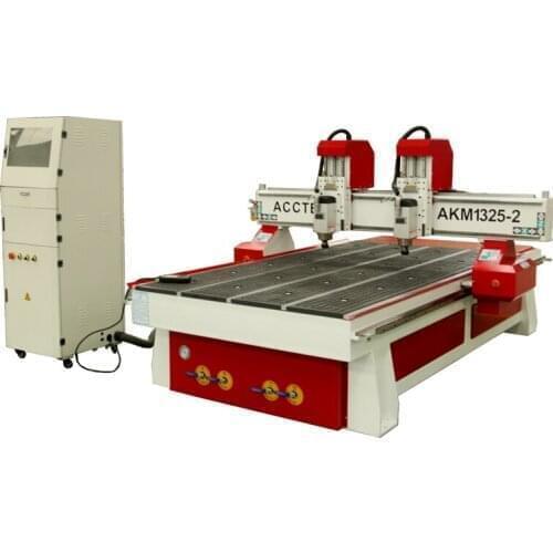 Jinan 1325 2 Spindles Cnc Router,Wood Engraving Machine For Mold,Door,Cabinet