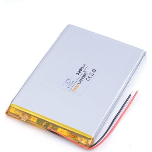 3.7v lithium ion rechargeable battery 3200mAh 437594 for Tablet Pc DIY Power mobile Power bank PAD DVD