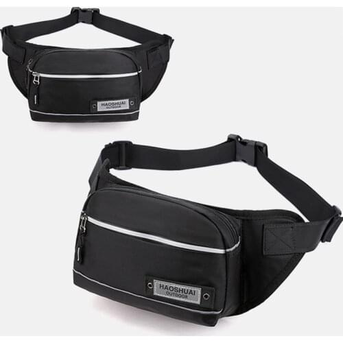 Men Nylon Hip Waist Pack Money Bag Pouch Travel Fashion Male Sling Cross body Chest Pack Belt Bum Fanny Bags