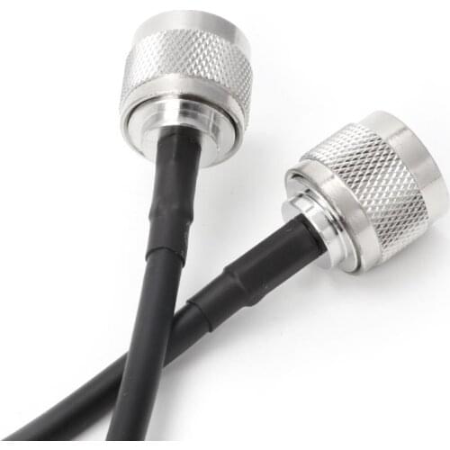 N Male To N Male Plug RG58 Coaxial Cable RF Adapter Assembly Extension Cables 50cm