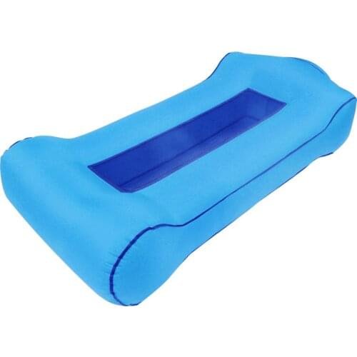 Lazy Air Sofa Sleeping Bag Outdoor Portable Lazy Swimming Beaching Sofa Folding Inflatable Sofa Bed Lazy Air Sofa 190*85*35cm