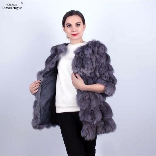Linhaoshengyue The Fox Fur Coat