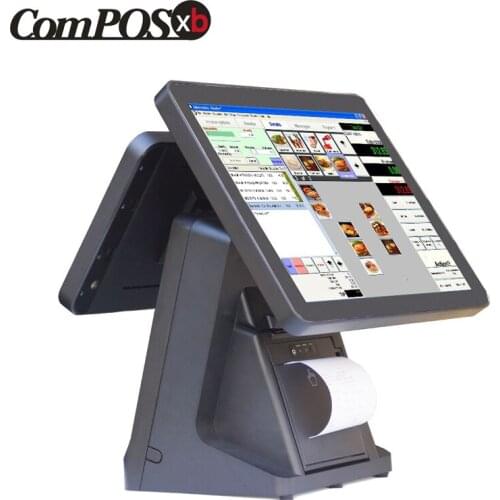 15-inch Touch all in one pos system cash register Windows POS terminal Built-in 80mm Printer pos for restaurant