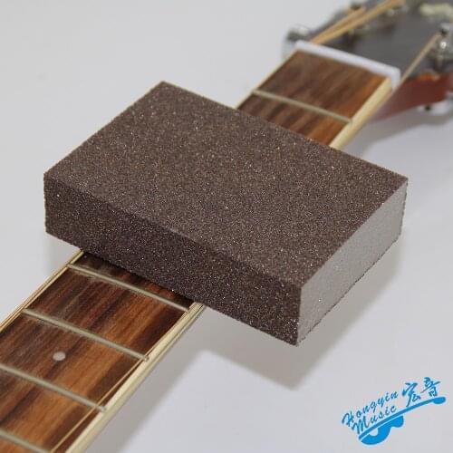 Guitar Professional Fret Grinding Tool Sponge Polishing Block Care And Maintenance Tools For Guitar 150*150*30mm