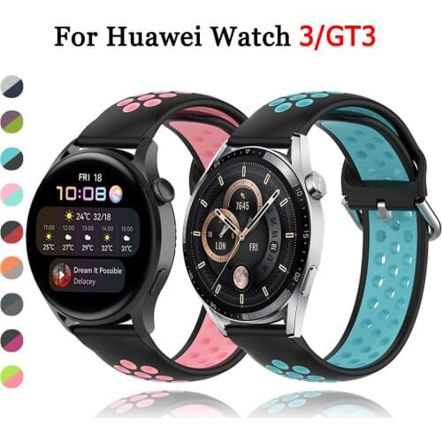 Wrist Band For Huawei Watch 3 Pro Silicone Strap For Huawei GT2 Pro/GT 2e Honor ES/Magic 2 Replacement Bracelet Multi-color Belt