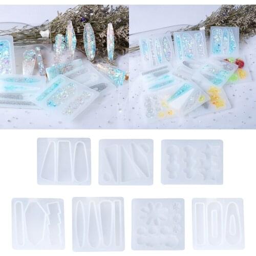Resin Hair Jewelry Hair Clip Casting Mold Earrings Jewelry Mold Silicone For