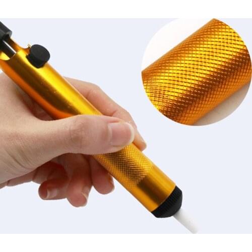 Manual All-Aluminum Tin Sucker Suction Machine Vacuum Soldering Welding Device Good Airtightness Portable Tin Sucker Weld Tools