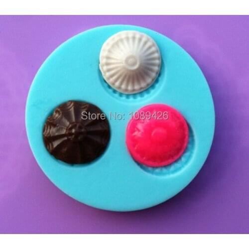 3 D silicone mold,1 Pc round shapes cake chocolate candy jello silicone decorating mold tools free shipping