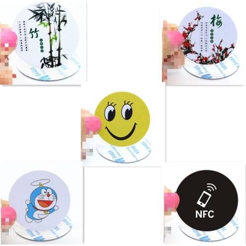 5pcs/lot 125Khz T5577 EM4305 Writable access control card smart card induction anti-magnetic sticker RFID Rewrite Key Tags