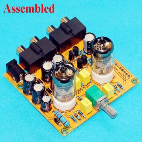 Assembled HiFi Class A Preamp Power Amplifier Board 6J1 6J2 Vacuum Tube Preamplifier EL121