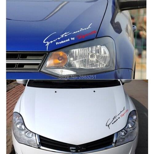 Reflective Lamp Eyebrow Sports Styling Hood headlight stickers for Ford mondeo kuga fiesta Focus2 3 ecosport fusion Accessories