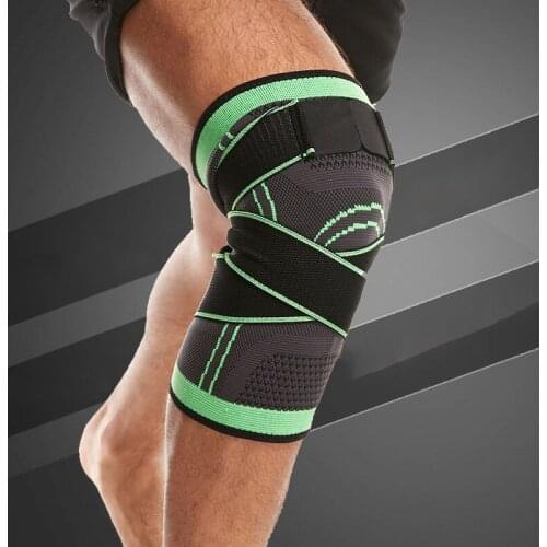 1PC Sports Fitness Knee Pads Support Bandage Braces Elastic Nylon Sport Compression Sleeve Basketball Volleyball Brace Protector