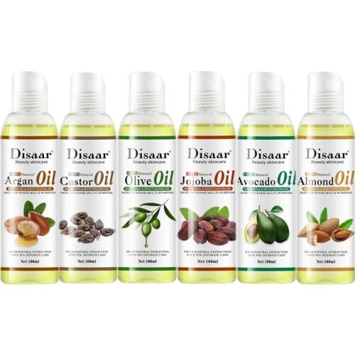 100% Natural Organic Body Massage Oil Moisturizing Face Deep Relaxation Body Massage Essential Oil Skin Emollient Oil 100ml