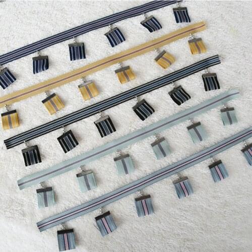 12M/Lot Color Buckle Curtain Tassel Fringe Lace Trims Sofa Cushion Valance Ribbon Belt DIY Sewing Webbing Curtain Accessories