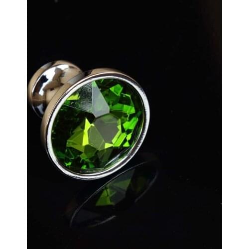 35mm green glass crystal drawer shoe cabinet knobs pulls silver chrome rhinestone dresser cupboard door handles modern simple