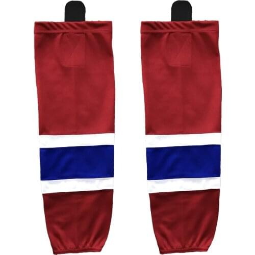 Cool hockey 100% Polyester Ice Hockey Socks Cheap Shin Guards For Team XW001