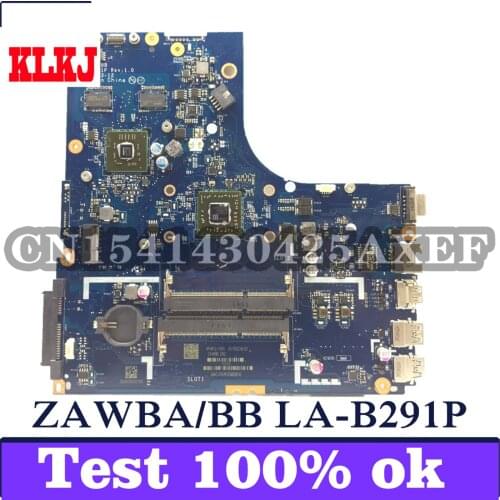 KLKJ LA-B291P Laptop Motherboard For Lenovo B50-45 Original Mainboard AMD-CPU With Video Card