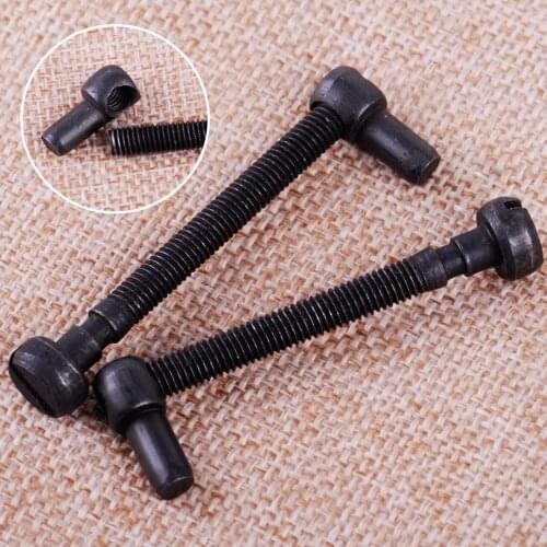 LETAOSK 2 pcs Chain Adjusting Screw Tensioner Fit for HUSQVARNA 61 66 162 266 268 272 288