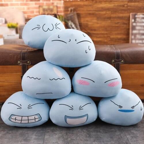 Anime That Time I Got Reincarnated As A Slime Theme Cute Plush Dolls Handful Toys Cartoon Birthday Xmas Gift