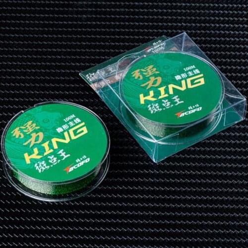Invisible 100m Fishing Line Speckle Carp Fluorocarbon Line Sinking Nylon Fly Line Super Strong Spotted Line 0.12-0.50mm