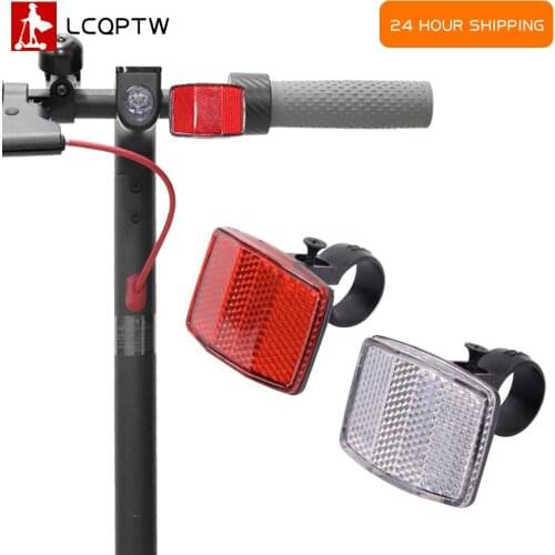 Safety front ABS Reflective tube Protective Night Warning Reflector for Xiaomi Mi Electric Scooter 1S Pro Pro2 M365 Accessories