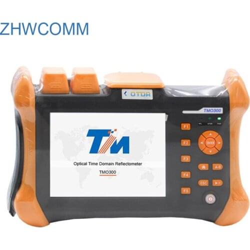 ZHWCOMM OTDR TMO-300-SM-B Touch Screen Optical Time Domain Reflectometer 1310/1550nm 30/28dB,Integrated VFL OTDR