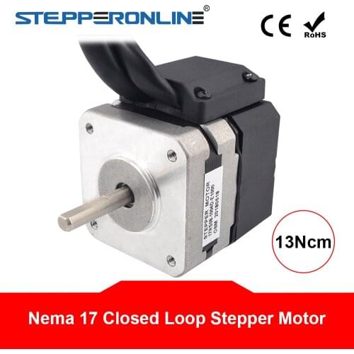 Nema 17 Closed Loop Stepper Motor 13Ncm/18.4oz.in 1A Encoder 1000CPR 2 Phase Bipolar Nema17 Stepper Motor